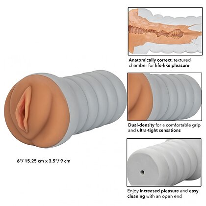 Masturbator Ribbed Gripper Tight Maro