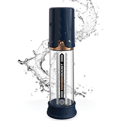 Max Boost – Pompa Masculină Manuală Compactă, Albastru