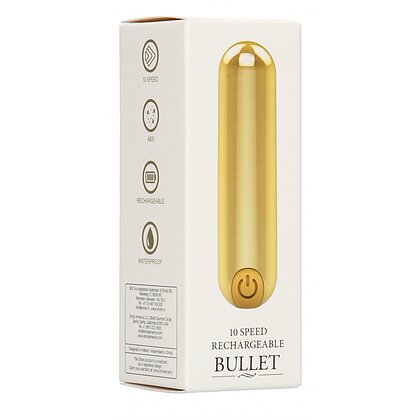 Mini Vibrator 7 Speed Rechargeable Auriu