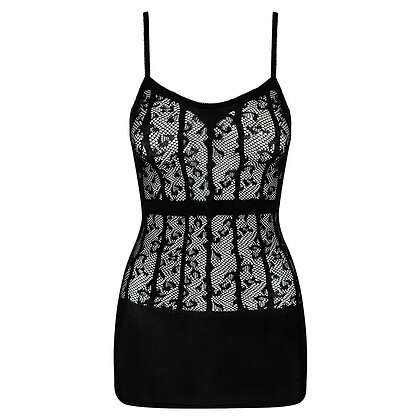 Neglijeu Dama Obsessive D605 Negru S-L