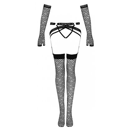 Dres Cu Portjartier CoFashion Nemalia Negru S-M