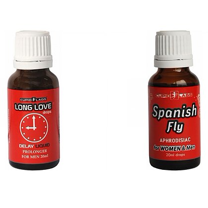 Pachet Picaturi Afrodisiace Spanish Fly 20ml + Picaturi Ejaculare Precoce Long Love 20ml