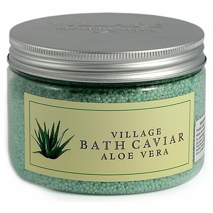 Sare de baie (Bath Caviar) cu aloe vera, Village Cosmetics, 350 gr