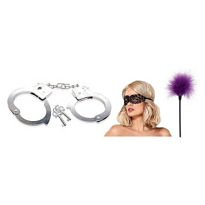 Set Seducție Intensă: Pene, Mister și Control