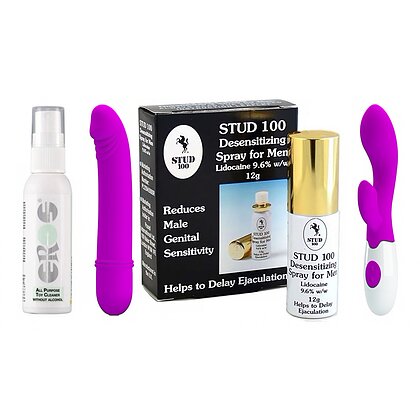 Pachet Plăcere Prelungită: Control, Curățenie, Vibrații