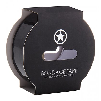 Non Sticky Bondage Tape 17.5m Negru