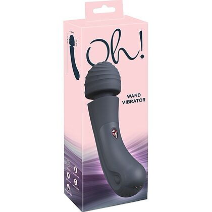 Oh! Wand – Baghetă De Masaj 10 Moduri, Reîncărcabilă Negru