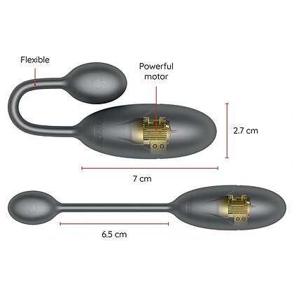ONINDER Denver — Ou Vibrator Reîncărcabil, silențios Negru