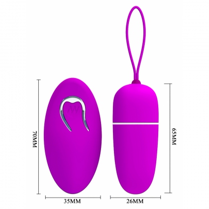 Ou Vibrator Discret Cu Telecomandă Roz