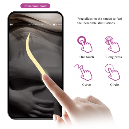 Vibrator Ou Catalina Control Bluetooth Reîncărcabil Din silicon Roz