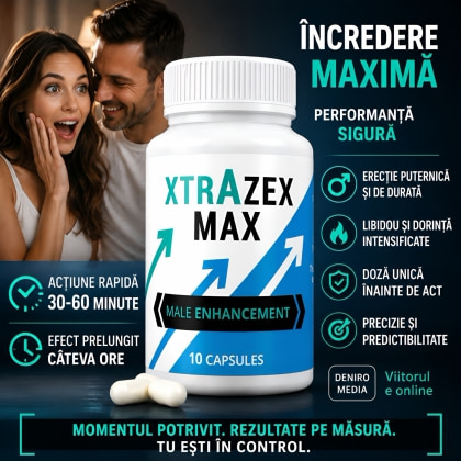 Pastile Erecție Și Potență Xtrazex Max 10capsule