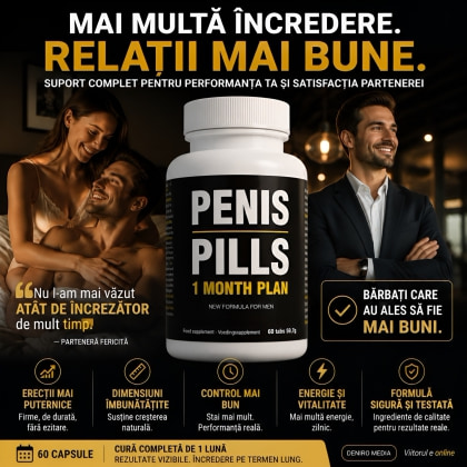 Pastile Penis Enlargement Caps 60 capsule