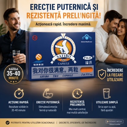 Pastile Pentru Erecție Satibo 2buc