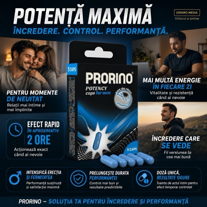 Pastile Potență Prorino 5capsule