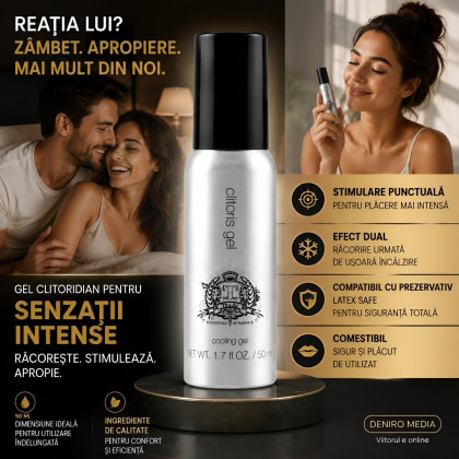Pharmquests Gel Clitoridian 50 ml — Răcorire și Intensitate