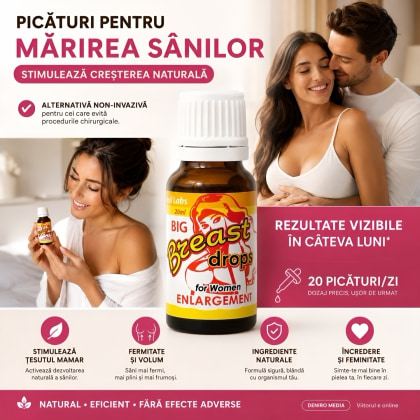 Picături Mărirea Sânilor Breast Drops 20 ml