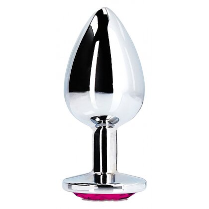 Plug Anal Heart Gem Small Argintiu