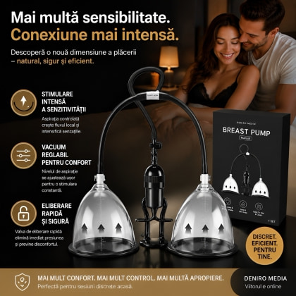 Pompă Vacuum Pentru Bust Stimulare Delicată