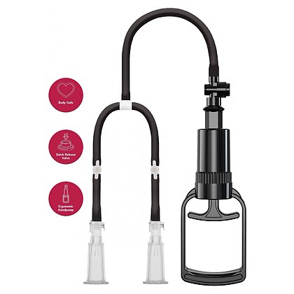 Pompiță Vacuum Pentru Sfârcuri Negru
