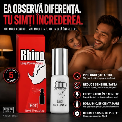 Prelungirea Actului Sexual Spray RHINO Long Power 10ml
