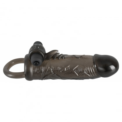 Prelungitor Penis Vibrator Regular Fit Negru