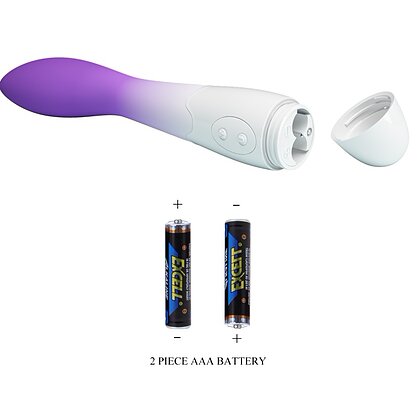 Pretty Love Bishop, Vibrator curbat Punct G, 30 Funcții Mov