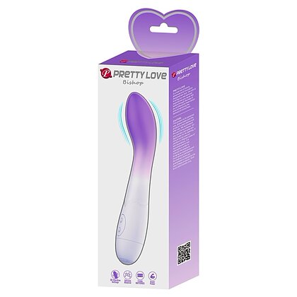 Pretty Love Bishop, Vibrator curbat Punct G, 30 Funcții Mov
