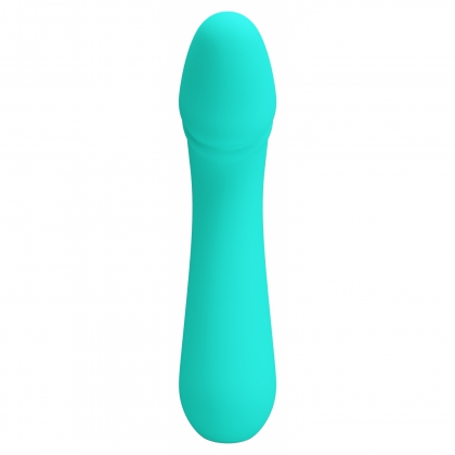 Pretty Love Cetus – Vibrator Punctul G 15 cm, 12 Moduri Albastru