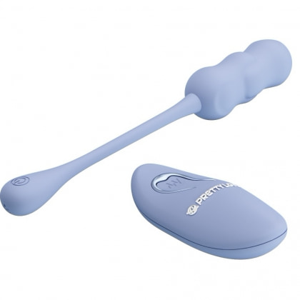 Pretty Love Leshy Blue — Ou Vibrant Compact, Telecomandă Albastru