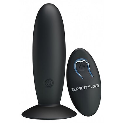 Anal Plug Love Remote Control Vibrating Negru