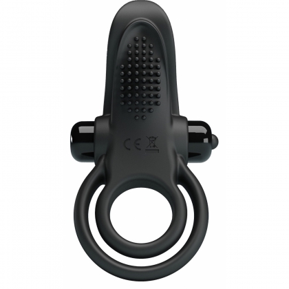 Pretty Love Vibrant Penis Ring Negru
