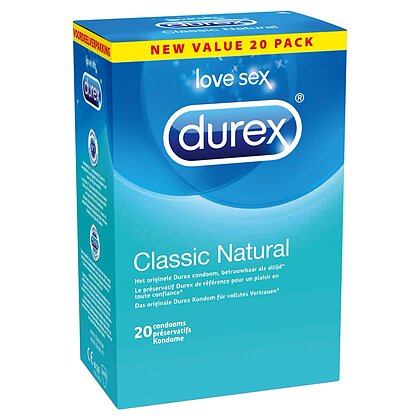 Prezervative Durex Classic Natural 20 buc
