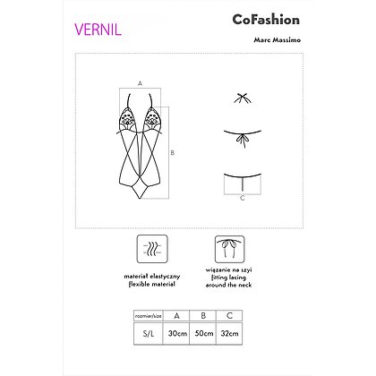 Body CoFashion Vernil Negru S-L