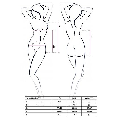 Body Passion Sanchia Negru L-XL
