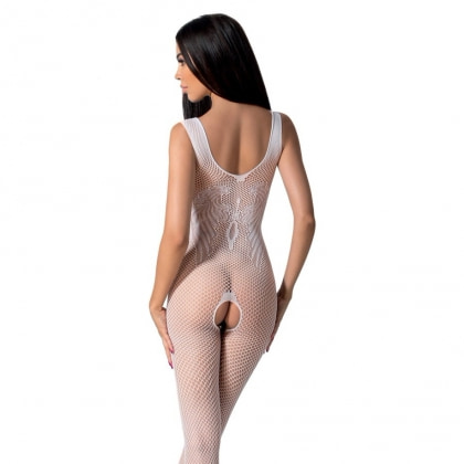 Catsuit Passion BS098 Alb S-L