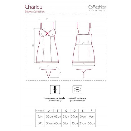 Chemise CoFashion Charles Alb L-XL