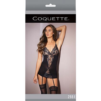 Chemise Coquette Whitney Negru S-L
