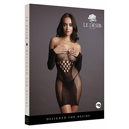 Chemise Le Desir Long Sleeved Mini Dress Negru S-L