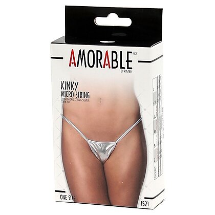 Chilot Amorable Mini Gabrielle Argintiu S-L