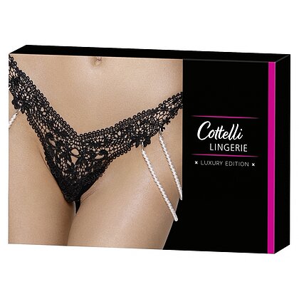Chilot Cottelli Collection Pearls Negru S-M
