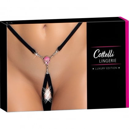 Chilot Cottelli Collection Senzualitate Decupată Negru S-L