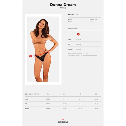 Chilot Obsessive Donna Dream Negru XL-2XL