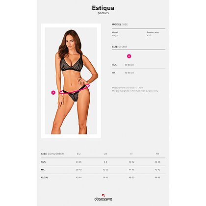 Chilot Obsessive Estiqua Negru XS-S