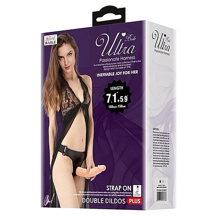 Debra Strap-On Dublu Realist, Ham Reglabil