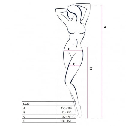 Dresuri Passion S026 Negru S-L