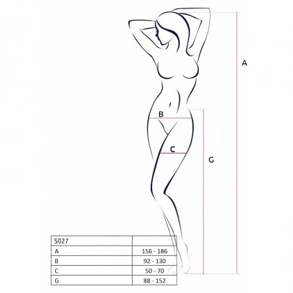 Dresuri Passion S027 Alb S-L