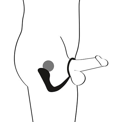 Inel Combo Velvets Ring And Plug Negru