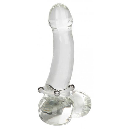 Inel Penis Steel Beaded Silicone Transparent