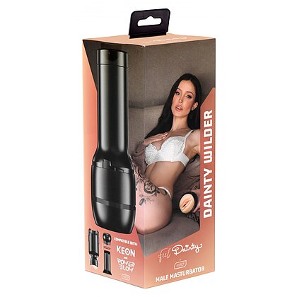 Kiiroo FeelDainty – Stroker Dainty Wilder, 22.4 cm Negru