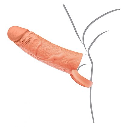 Manșon Hidden Desire 20cm cu Inel Stabil